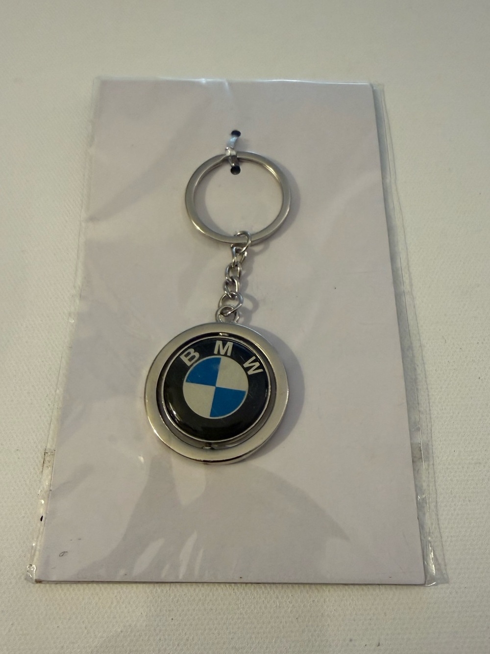 BMW Logo metal keychain NWT
